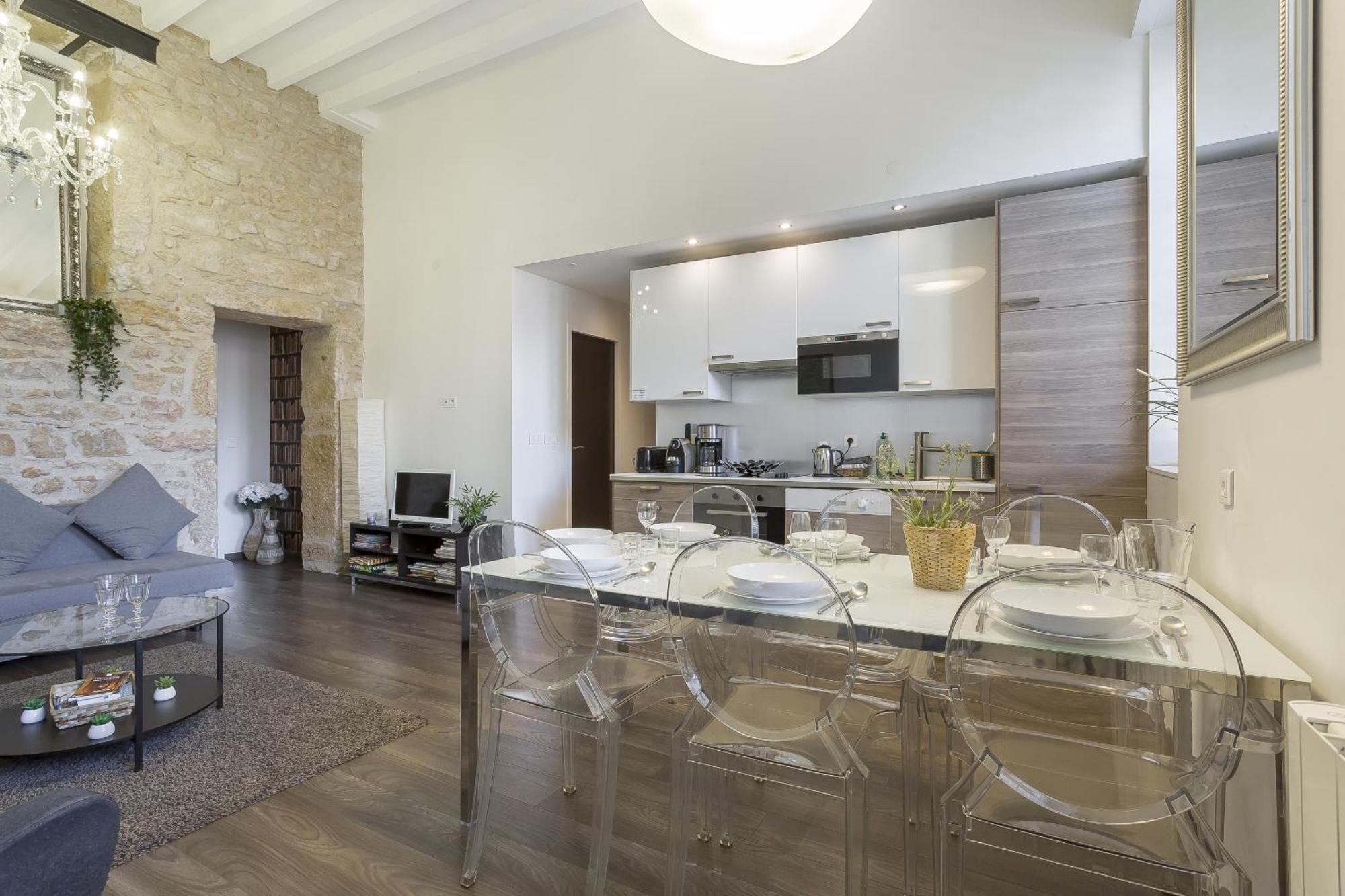 Апартаменты Le Jacquard Garage Lyon Centre Pour 2 A 8 Pers Номер фото